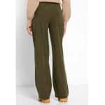 Γυναικείο Wide leg κοτλέ Παντελόνι FUNKY BUDDHA Χακί FBL008-124-02 - Image 4