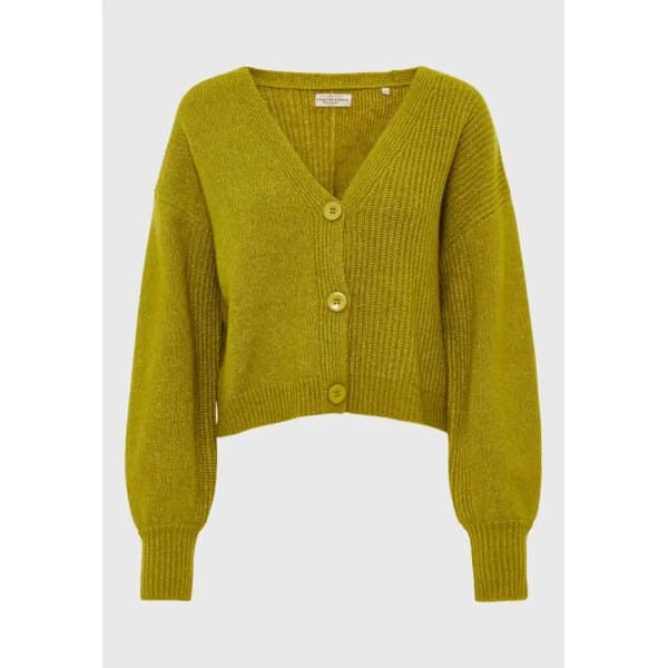 Γυναικεία Πλεκτή ζακέτα με φουσκωτά μανίκια FBL008-128-09 FUNKY BUDDHA - Image 5