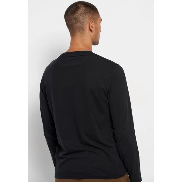 Ανδρική Μπλούζα Μακρύ Μανίκι FUNKY BUDDHA FBM008-025-07 Μαύρο - Image 5