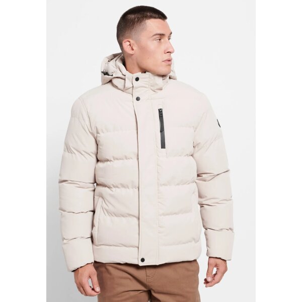 FBM008-036-01_STONE_1 Ανδρικό Μπουφάν FUNKY BUDDHA PUFFER FBM008-036-01 Μπεζ - Image 2
