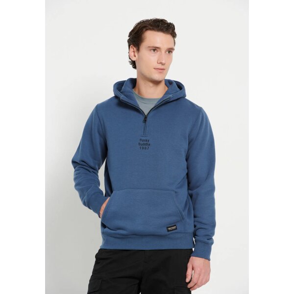 Ανδρική Φούτερ FUNKY BUDDHA FBM008-046-06 Μπλε - Image 2