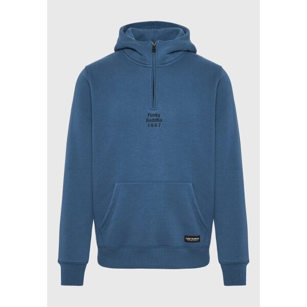 FBM008-046-06_OCEAN_6 Ανδρική Φούτερ FUNKY BUDDHA FBM008-046-06 Μπλε - Image 1