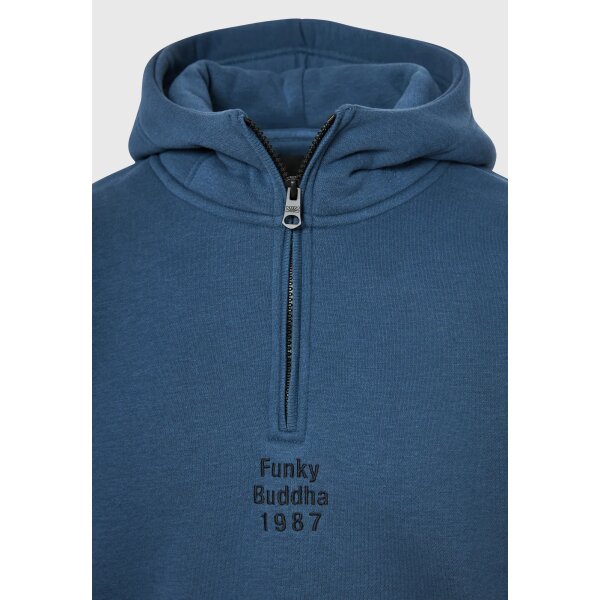 Ανδρική Φούτερ FUNKY BUDDHA FBM008-046-06 Μπλε - Image 7