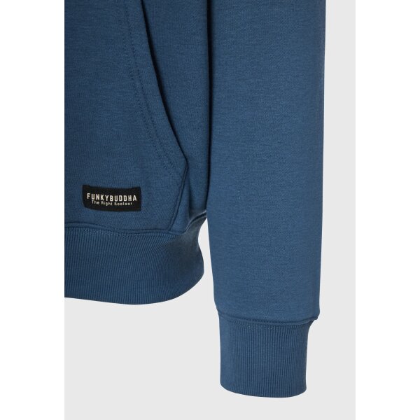 Ανδρική Φούτερ FUNKY BUDDHA FBM008-046-06 Μπλε - Image 8