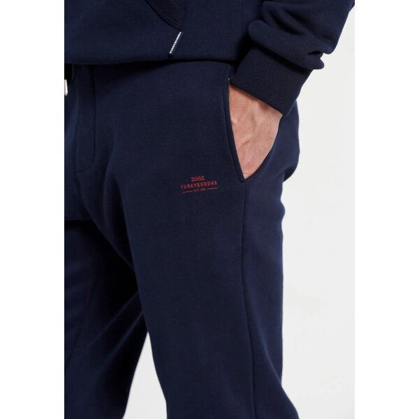 FBM008-050-02_NAVY_3 Ανδρική Φόρμα Παντελόνι FUNKY BUDDHA FBM008-050-02 Μπλε - Image 4