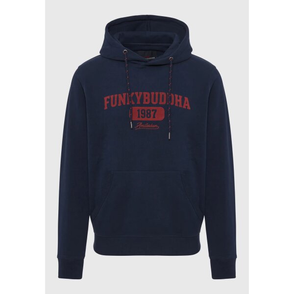 Ανδρική Φούτερ FUNKY BUDDHA FBM008-052-06 Μπλε - Image 1