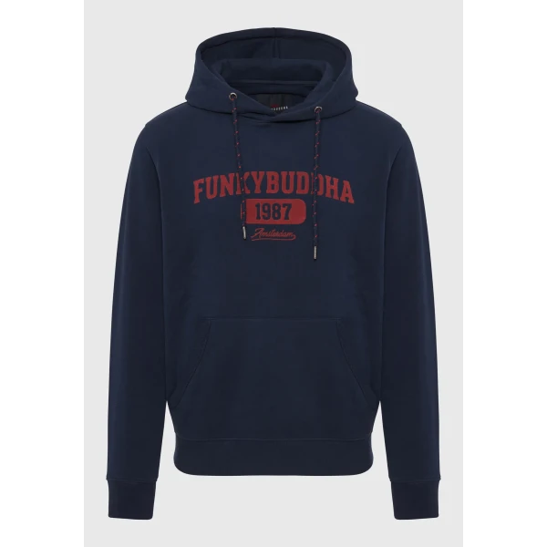 Ανδρική Φούτερ FUNKY BUDDHA FBM008-052-06 Μπλε - Image 1