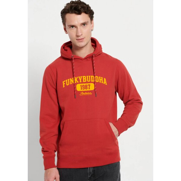 Ανδρική Φούτερ FUNKY BUDDHA FBM008-052-06 Κόκκινο - Image 2