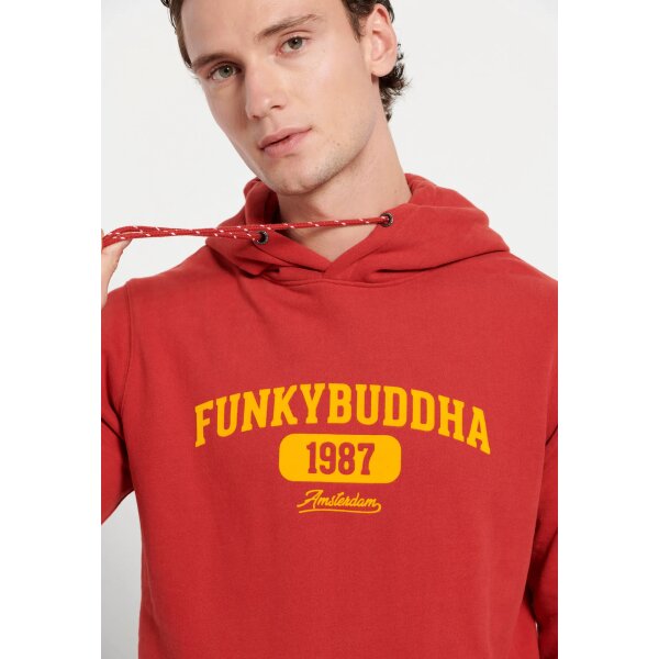 Ανδρική Φούτερ FUNKY BUDDHA FBM008-052-06 Κόκκινο - Image 4