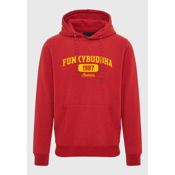 Ανδρική Φούτερ FUNKY BUDDHA FBM008-052-06 Κόκκινο - Image 1