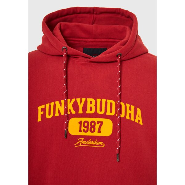 Ανδρική Φούτερ FUNKY BUDDHA FBM008-052-06 Κόκκινο - Image 6
