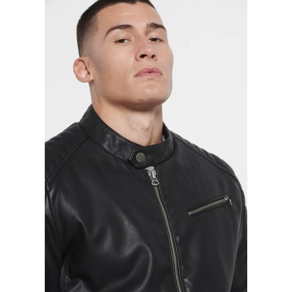 Ανδρική Δερματίνη FUNKY BUDDHA FBM008-060-01 Μαύρο - Image 4