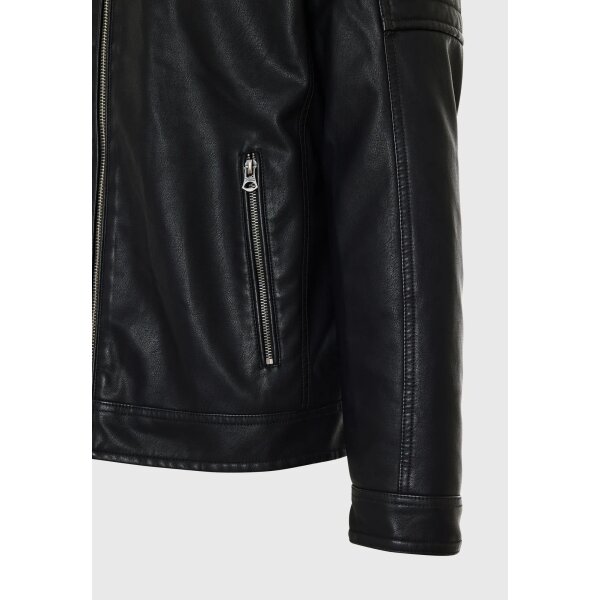 Ανδρική Δερματίνη FUNKY BUDDHA FBM008-060-01 Μαύρο - Image 7