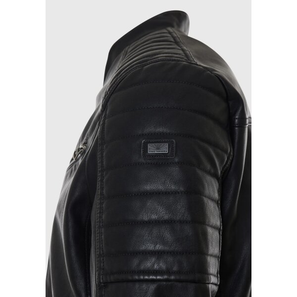 Ανδρική Δερματίνη FUNKY BUDDHA FBM008-060-01 Μαύρο - Image 8