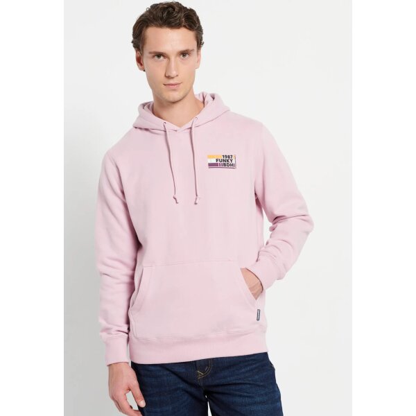 FBM008-063-06_LT_PINK_1 Ανδρική Φούτερ Με Τύπωμα στην Πλάτη FUNKY BUDDHA FBM008-063-06 Ροζ - Image 1