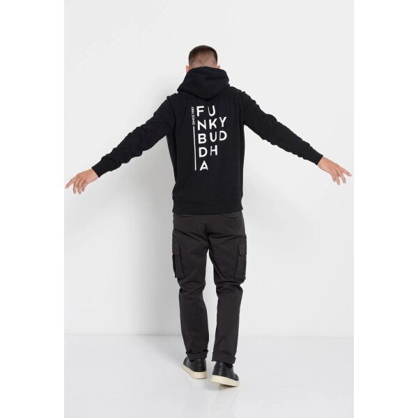 Ανδρική Φούτερ FUNKY BUDDHA FBM008-068-06 Μαύρο - Image 4