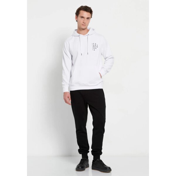 Ανδρική Φούτερ FUNKY BUDDHA FBM008-068-06 Λευκό - Image 3