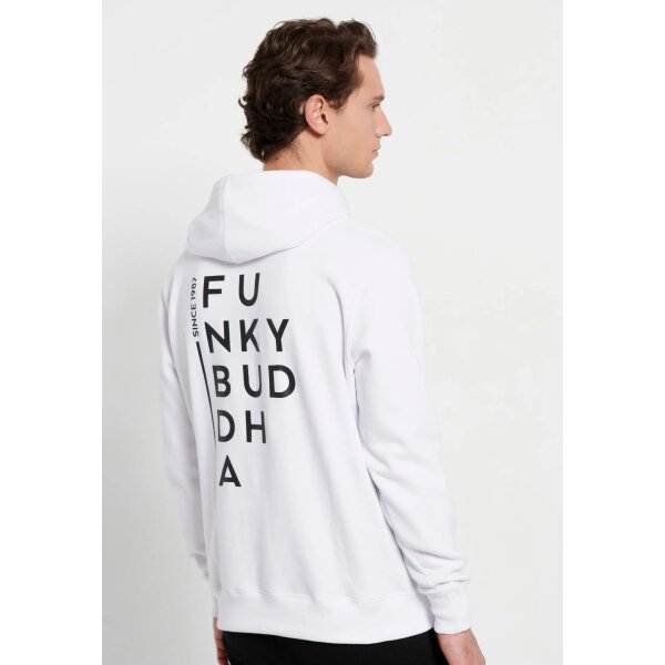 Ανδρική Φούτερ FUNKY BUDDHA FBM008-068-06 Λευκό - Image 4