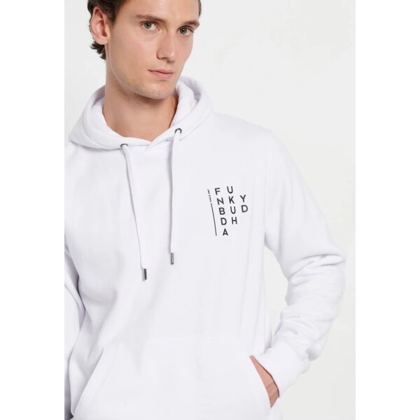 Ανδρική Φούτερ FUNKY BUDDHA FBM008-068-06 Λευκό - Image 5