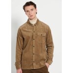 Ανδρικό Πουκάμισο Κοτλέ Oversize FUNKY BUDDHA FBM008-077-05 Μπεζ - Image 2