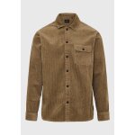 Ανδρικό Πουκάμισο Κοτλέ Oversize FUNKY BUDDHA FBM008-077-05 Μπεζ