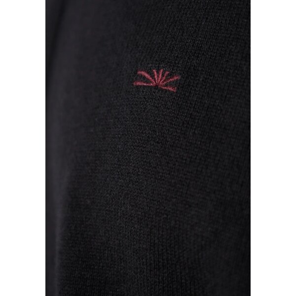 FBM008-080-09_BLACK_7 Ανδρική Ζακέτα Πλεκτή FUNKY BUDDHA FBM008-080-09 Μαύρο - Image 6