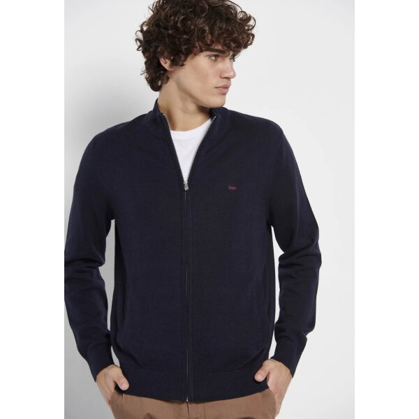 Ανδρική Ζακέτα Πλεκτή FUNKY BUDDHA FBM008-080-09 Μπλε - Image 2