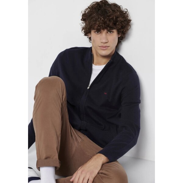 Ανδρική Ζακέτα Πλεκτή FUNKY BUDDHA FBM008-080-09 Μπλε - Image 3