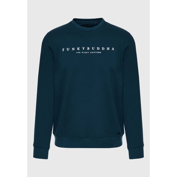 Ανδρική Φούτερ FUNKY BUDDHA FBM008-094-06 Μπλε - Image 1