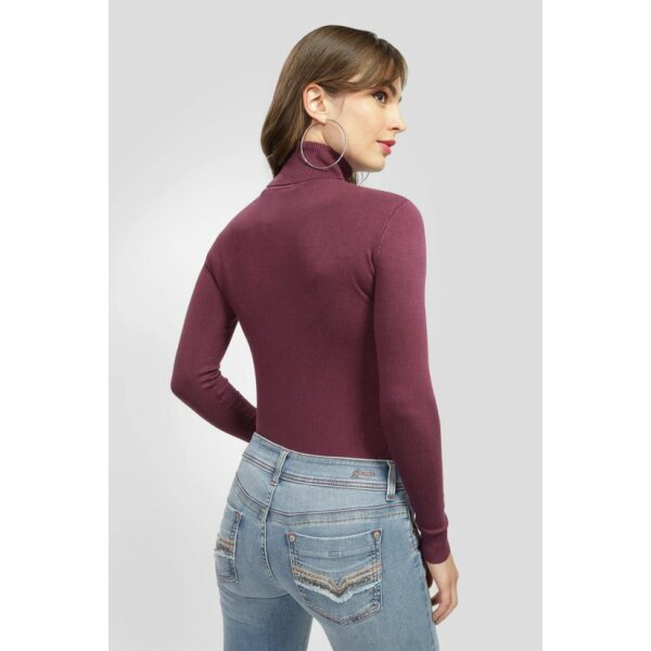 Guess-Sueter-Mujer-W3BR23Z2NQ2-G4A1-4 Γυναικεία Μπλούζα Guess Ζιβάγκο Μώβ W3BR23Z2NQ2-G4A1 - Image 4