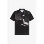 Ανδρική Μπλούζα POLO FRED PERRY RAVE GRAPHIC M6610 Μαύρο