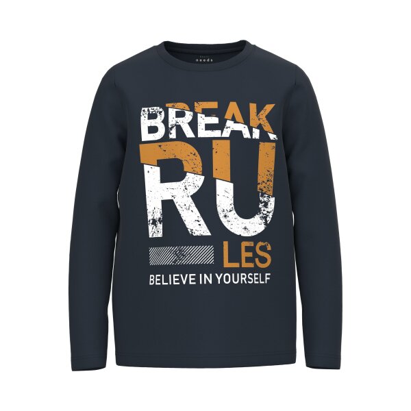 ΠΑΙΔΙΚΗ ΜΠΛΟΥΖΑ ΜΑΚΡΥΜΑΝΙΚΗ ΜΑΚΟ ΑΓΟΡΙ ΜΠΛΕ NAME IT 13220349 - Image 1