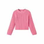 Παιδική Πλεχτή Μπλούζα Crop Name It 13220011 Ρόζ Κορίτσι