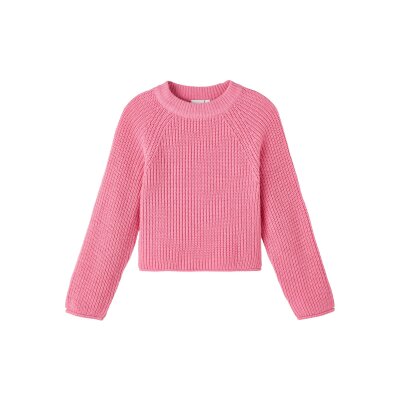Παιδική Πλεχτή Μπλούζα Crop Name It 13220011 Ρόζ Κορίτσι