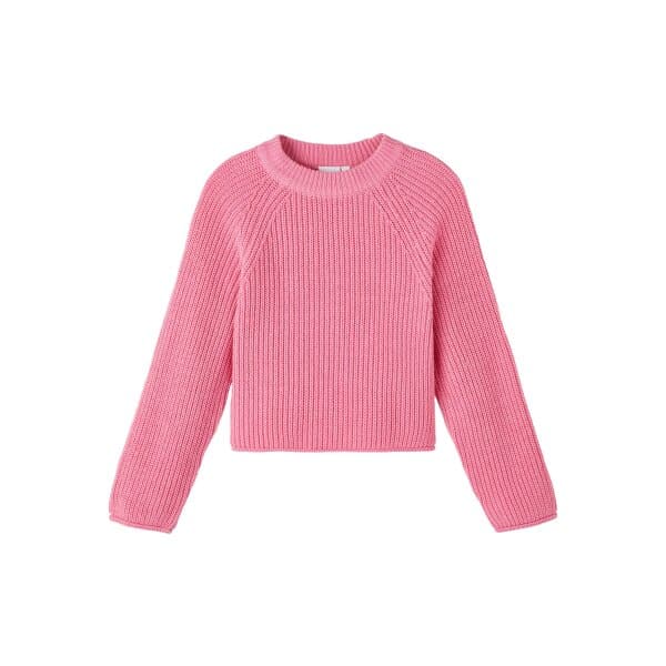 Παιδική Πλεχτή Μπλούζα Crop Name It 13220011 Ρόζ Κορίτσι - Image 1