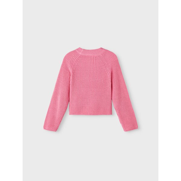 Παιδική Πλεχτή Μπλούζα Crop Name It 13220011 Ρόζ Κορίτσι - Image 2