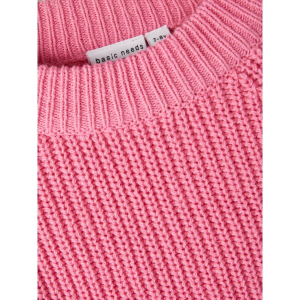 Παιδική Πλεχτή Μπλούζα Crop Name It 13220011 Ρόζ Κορίτσι - Image 4