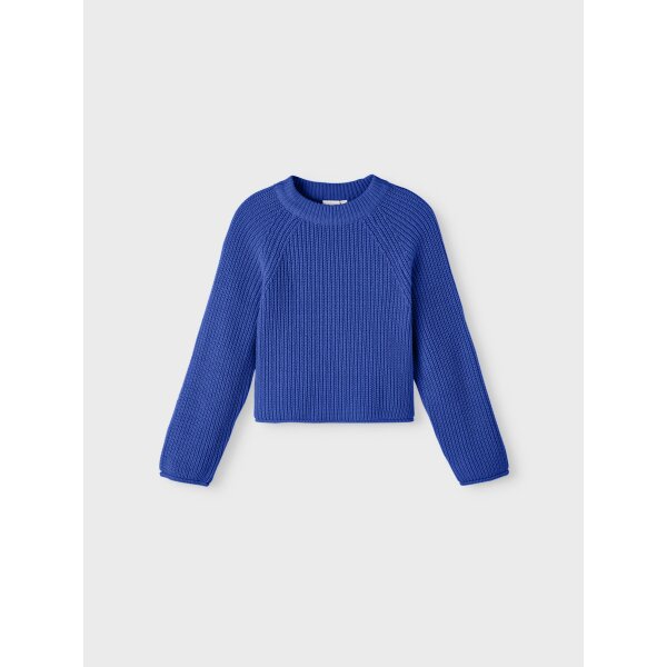 Παιδική Πλεχτή Μπλούζα Crop Name It 13220011 Μπλέ Ρούα Κορίτσι - Image 3