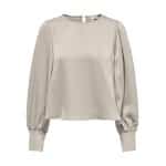 ΓΥΝΑΙΚΕΙΑ ΜΠΛΟΥΖΑ ΕΚΡΟΥ ONLYJOVANA RUBY LS O-NECK TOP 15303495 - Image 2