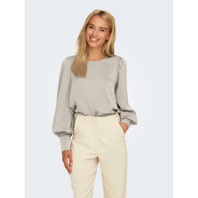 ΓΥΝΑΙΚΕΙΑ ΜΠΛΟΥΖΑ ΕΚΡΟΥ ONLYJOVANA RUBY LS O-NECK TOP 15303495