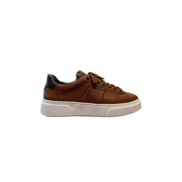 XZ521-COGNAC-BURN-5 Ανδρικό Παπούτσι BOSS SHOES XZ521 Καφέ - Image 1
