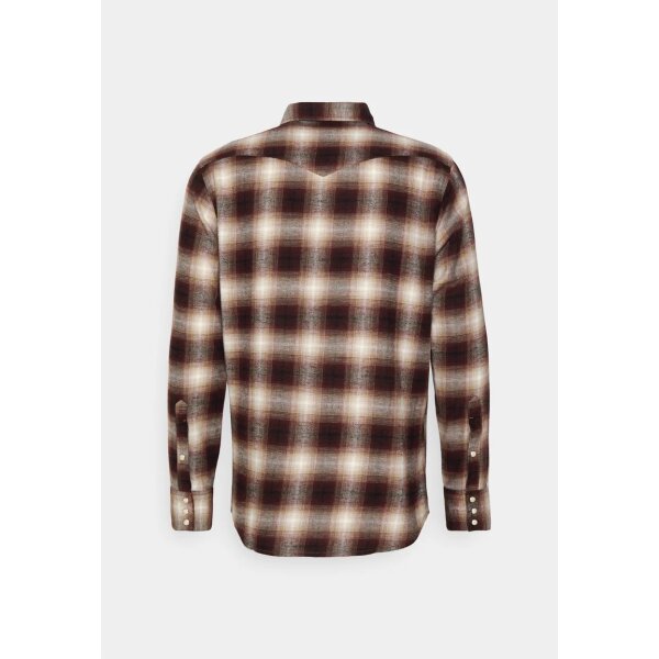 Ανδρικό Πουκάμισο WRANGLER 112341919 Καφέ Μπεζ - Image 3