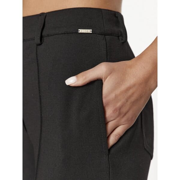 Γυναικείο Παντελόνι υφασμάτινο W3BB40 KBJP2 Μαύρο Slim Fit - Image 5