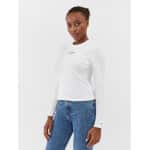 Γυναικεία Μπλούζα by Essential Logo DW0DW16438 Λευκό Slim Fit