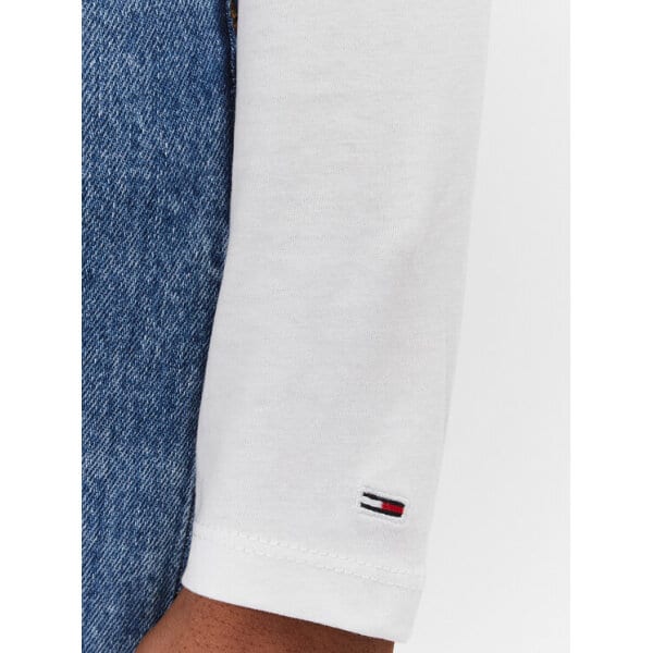 Γυναικεία Μπλούζα  by Essential Logo DW0DW16438 Λευκό Slim Fit - Image 4