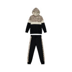 Φόρμα φούτερ λεοπάρ animal print με κουκούλα για κορίτσι ENERGIERS 16-123246-0