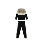 Φόρμα φούτερ λεοπάρ animal print με κουκούλα για κορίτσι ENERGIERS 16-123246-0 - Image 2