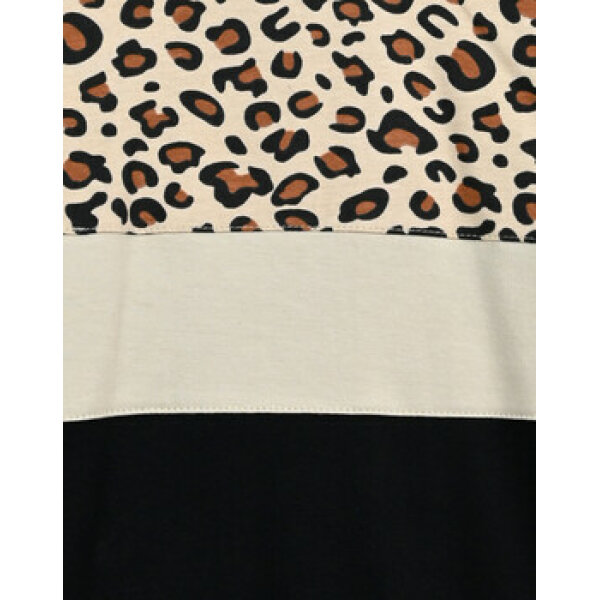 Φόρμα φούτερ λεοπάρ animal print με κουκούλα για κορίτσι ENERGIERS 16-123246-0 - Image 3