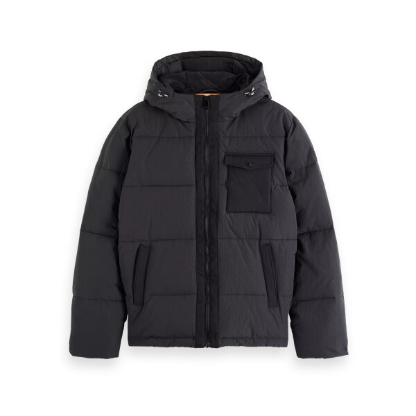 Ανδρικό Μπουφάν SCOTCH & SODA 174383 Μαύρο - Image 2