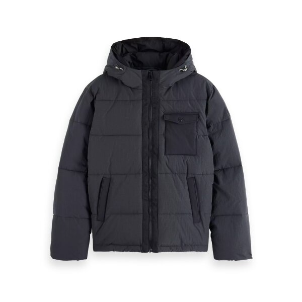 Ανδρικό Μπουφάν SCOTCH & SODA 174383 Μαύρο - Image 1